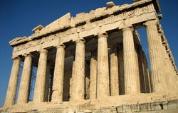 Akropola v Aténach, Grécko