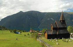 Drevený kostol Urnes, Nórsko