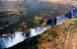 Viktóriine vodopády, Zimbabwe / Zambia