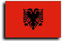 Albánsko vlajka