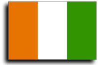 Pobrežie Slonoviny vlajka