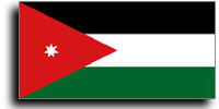 Jordánsko vlajka