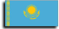 Kazachstan vlajka