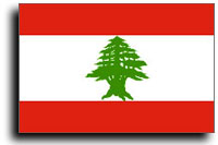 Libanon vlajka